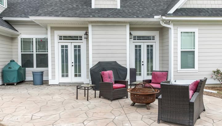 Create a Beautiful Stamped Concrete Patio in Peoria, Illinois area!